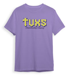 Remera Tuxs Skate Coleccion 2024 - Institucional Trims Lavanda - Algodon Estampada Serigrafia - comprar online