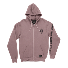 Campera con Cierre Tuxs Zip Hoodie Sword Flag Visón 2024 Frisa