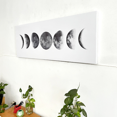 Cuadro Fases Blanco 120x45cm (pre-venta) en internet