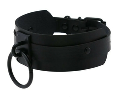 Collar Ecocuero "BLACK RING"