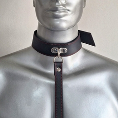 Collar de Cuero con Correa - comprar online