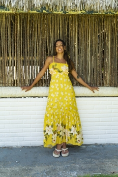 Vestido Marola Romance Amarelo - Marahu