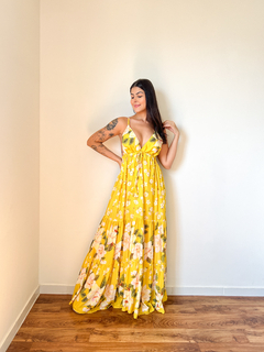 Vestido Luau Romance Amarelo - comprar online