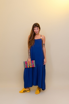 Vestido Sossego Azul Marinho - comprar online