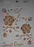 M 77 STENCIL ROSES 20 x 30 - comprar online