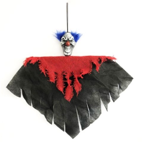 Colgante payaso Negro/Rojo 36 x 43 cm. Party Store x 1 u.