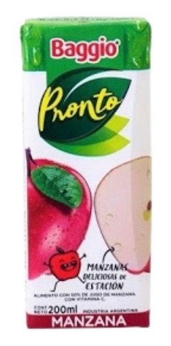 Jugo Baggio Manzana de 200 ml. x 1 u.