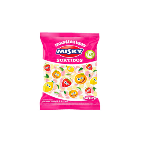 Bolsa Caramelos Masticables Misky 800gr