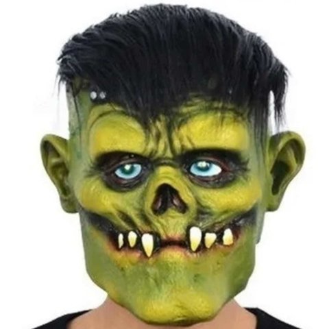 Mascara Careta Franky Frankenstein Latex Halloween Calidad