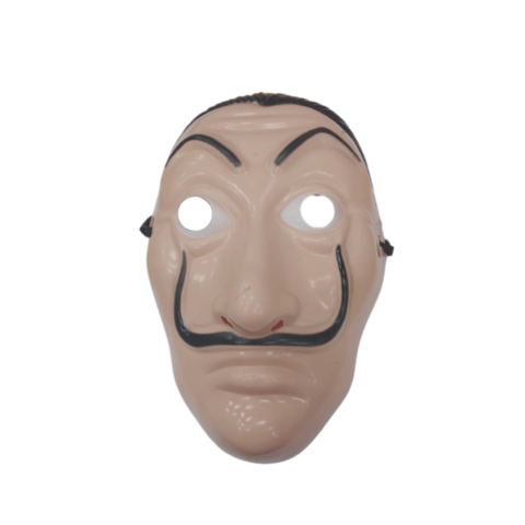 Careta Mascara Casa De Papel Plastico Rigido Halloween Dali