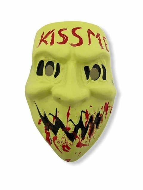 Mascara Careta Purga Kiss Halloween Plastico