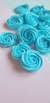 Rosa Azucar Grande Pastillaje x 8 U Cupcake Torta Cotillon - comprar online