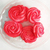 Rosa Azucar Grande Pastillaje x 8 U Cupcake Torta Cotillon en internet