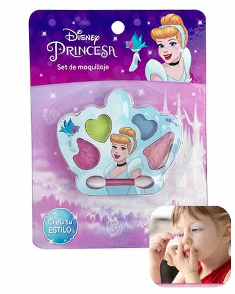 Set Maquillaje Princesa 4 Sombras Juguete Cotillon