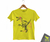 Camiseta infantil, estampa Dino music,  confeccionada em malha fio penteado 100% algodão - comprar online