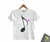 Camiseta infantil, Nota Musical,  confeccionada em malha fio penteado 100% algodão - comprar online