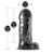 Dildo Consolador Extra XXL Suave Negro Metálico - comprar online