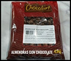 ALMENDRAS BAÑADAS EN CHOCOLATE