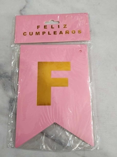 BANDERINES FELIZ CUMPLEAÑOS COLORES - comprar online