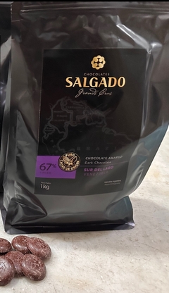 Chocolate Salgado cobertura Sur del Lago origen Venezuela al 67% caxao