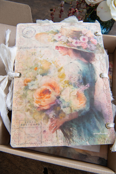 Postcards Journal (Box) Lily - The Artmaking Company