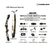 SANLIDA X10 SIGHTCLE ILF OLYMPIC ADVANCED COMPETITION RECURVE BOW RH 68-36 BLACK - comprar online