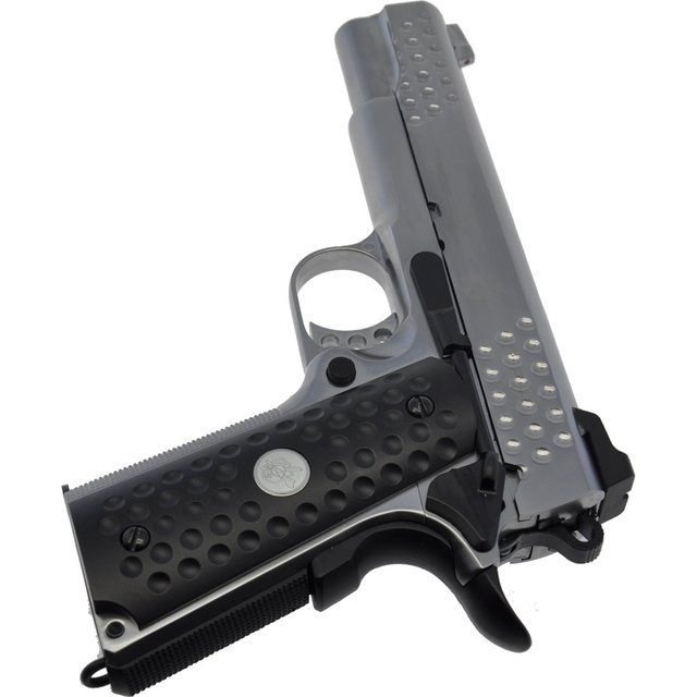 WE-Tech Custom 1911 Knighthawk Airsoft Gas Blowback Pistol (Color: Black /  Carry Package), Airsoft Guns, Gas Airsoft Pistols -  Airsoft  Superstore
