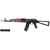 APS AEG ASK204 AK-47 BATTLE WORN VERSION FULL METAL BLOWBACK AIRSOFT RIFLE WOOD