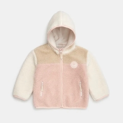 Jacket Corderito Pink/off white - comprar online