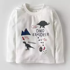 Camiseta Baby Dinos explorer