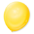 Balão N7 amarelo canário cristal São Roque