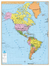 Mapa Laminado As Américas Político R.218-07