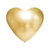 Balão platino de coração ouro N°10 Pic Pic