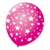 Balão decorado estrela rosa N°10 Pic Pic