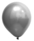Balão metalizado N°9 prata Art-latex