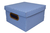 Caixa organizadora linho Pequena Azul Claro Dello R.2204B