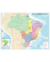 Mapa Laminado Brasil Hidrográfico R.315-07