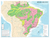 Mapa Laminado Brasil Relevo R.317-07
