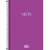 Caderno Neon Roxo S/Pauta 1/4 Tilibra