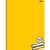Caderno Quadriculado 10mmX10mm Amarelo SD
