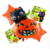 KIT BALAO METALIZADO ABOBORA GATO C/5 R. PF10416 FOX (halloween)