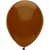 Balão Liso Marrom N°8 C/50 - Art-Latex