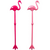 Mexedor Plástico Flamingo Rosa C/5 20cm