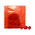 Papel P/ Trufa e Bombons Vermelho 14,5x15,5cm C/100