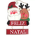 Placa Decorativa Feliz Natal R.WF1417