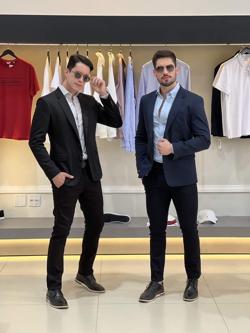 Blazer Calvin Klein Essentials Extreme Slim Masculino Azul Marinho