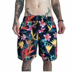 Shorts Summer Masculino Floral Colorido