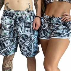 Kit Familia Shorts Dolar na internet