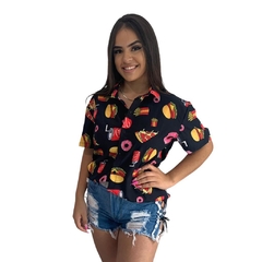 Camisão de Botão Food - comprar online