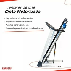 CINTA DE CORRER ELECTRICA RANDERS ARG460 S/INCLINACION - comprar online